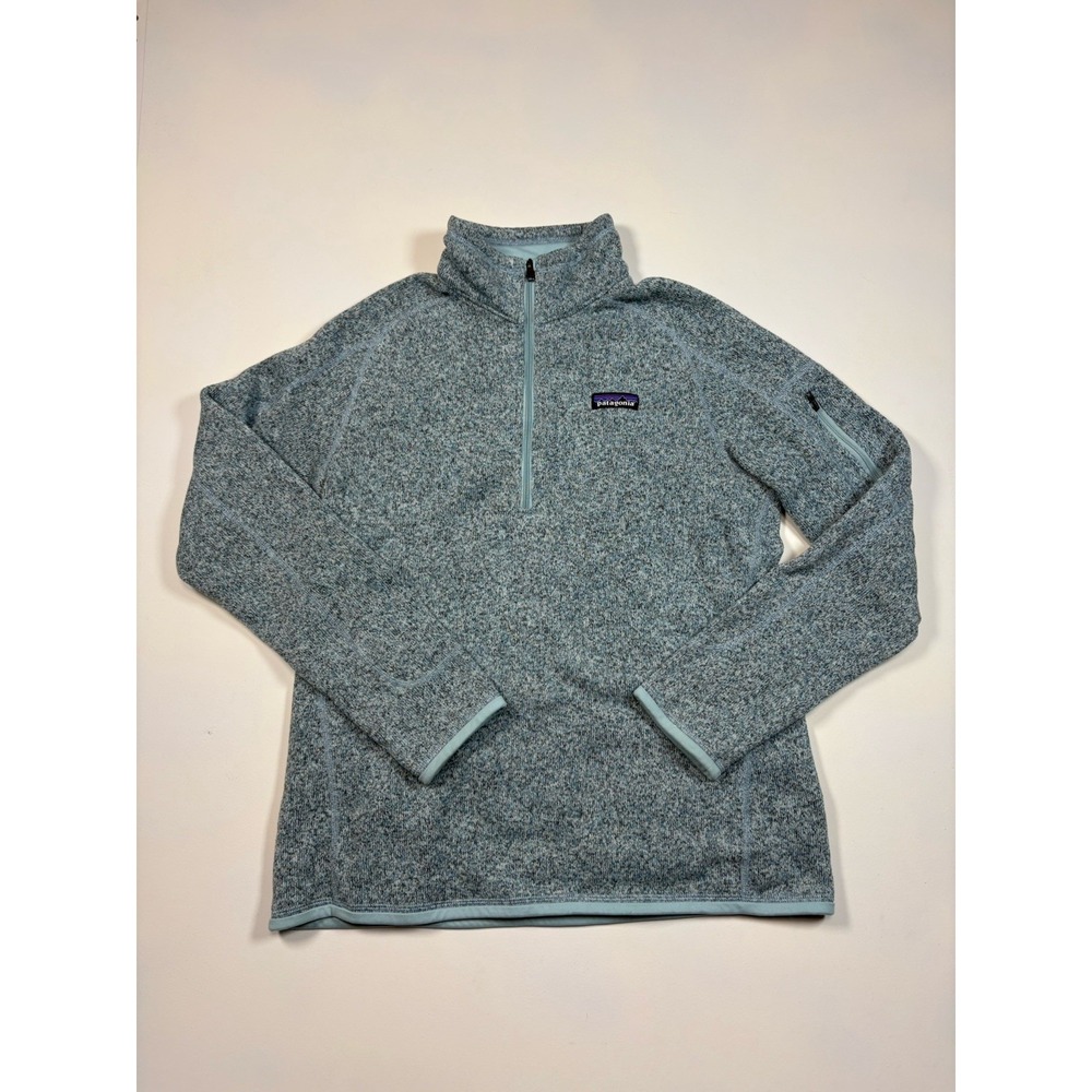 Patagonia 1/4 Zip Better Sweater- Light Blue - Women's L